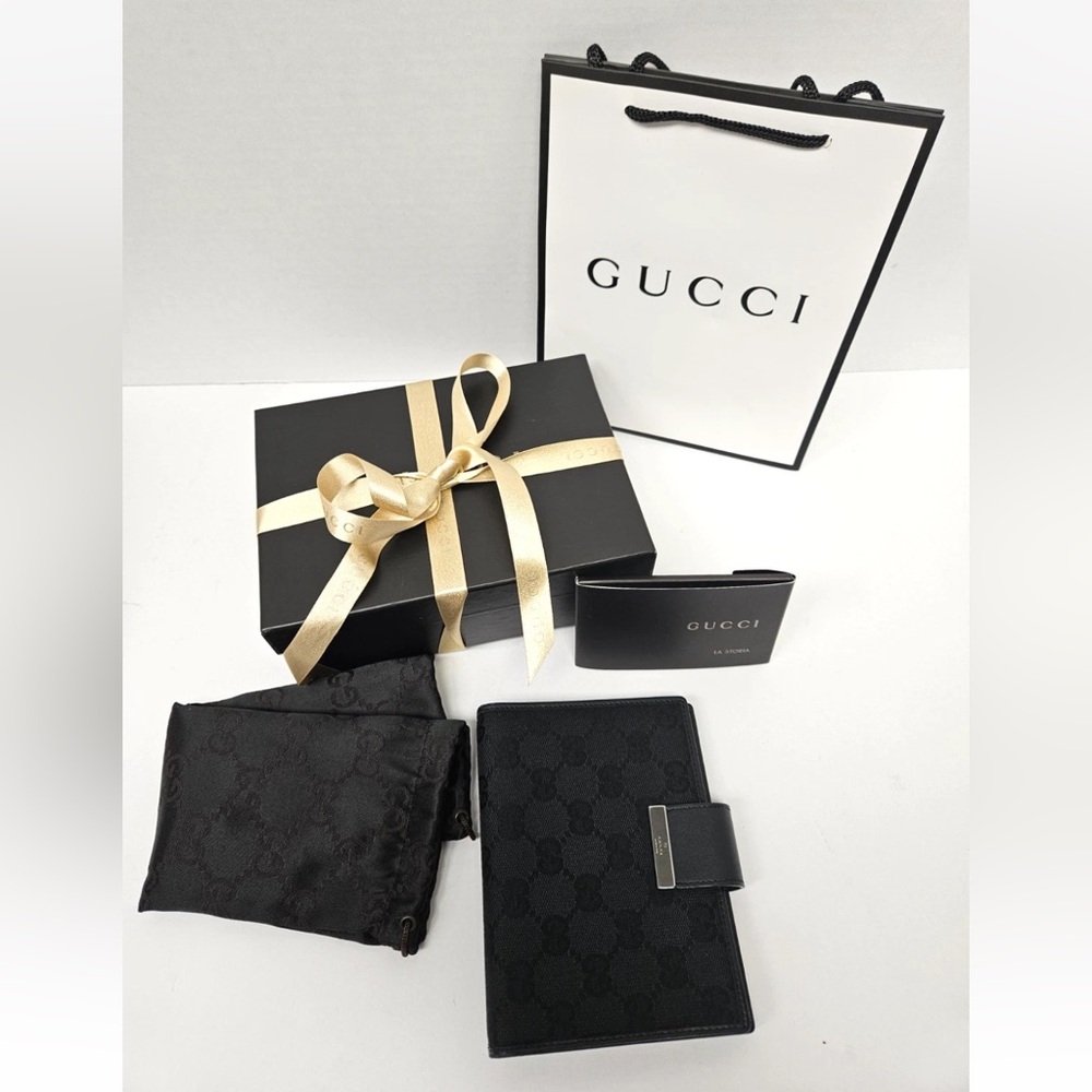 Gucci Black Notebook Agenda